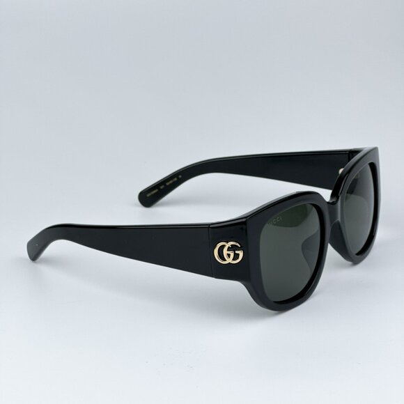 Gucci GG1599SA 001 BRAND NEW Sunglasses Black Grey Women Square - Picture 6 of 11